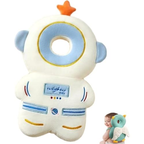 Baby Walker Head Protector Backpack Wear,Toddler Adjustable Baby Head Protection, Safety Pad Backpack for 5-24 Months Baby Learning Walking Crawling,Baby Head Protection Pad (Astronaut)