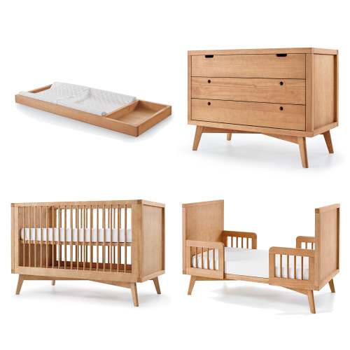 Mid-Century Retro Nursery Set | Modern Nursery Furniture – Simply Nursery