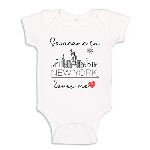 Someone Loves Me in Baby Bodysuit Infant One Piece for U.S. American Cities