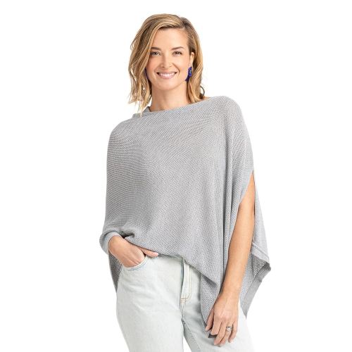 We are Amma | The Cocoon™ - Newborn Essentials Must Haves: Nursing Cover for Breastfeeding Essentials | Nursing Sweater Used as Breastfeeding Cover (Grey, One Size)