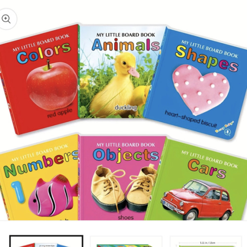 Baby Books: Set of 6 Books for Babies Interactive Development – Talo and Koti