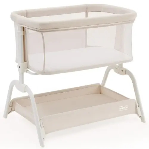 HARPPA Baby Bassinet 2-in-1 Cuddly Lite &Bedside Sleeper, storage - TikTok Shop