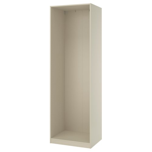 PAX Wall-mounted storage frame - gray-beige 29 1/2x22 7/8x92 7/8 "