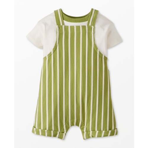 Baby Relaxed Fit T-Shirt & Shortalls Set | Hanna Andersson