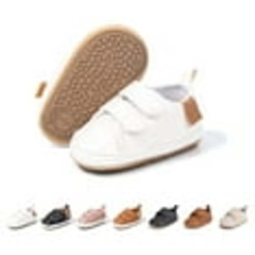 Meckior Baby Boys Girls Shoes High-Top Ankle Sneakers Toddler Soft Rubber Sole Infant Crib Shoes 0-18 Months