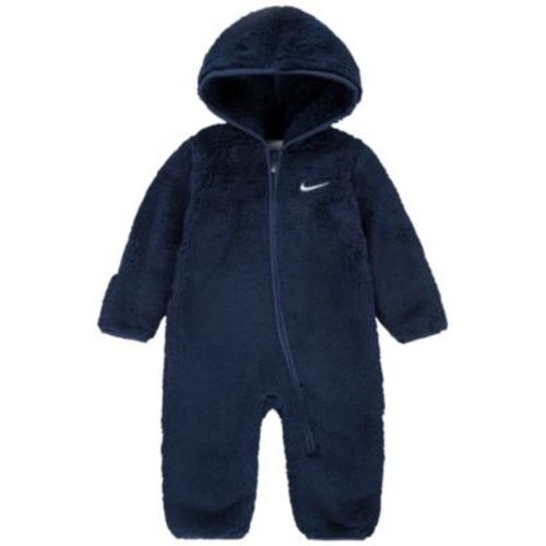 Baby Boys and Girls Hooded Sherpa Coverall