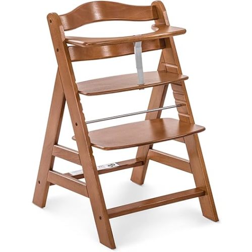 Grow Along Solid Beechwood Booster Highchair with Adjustable Seat