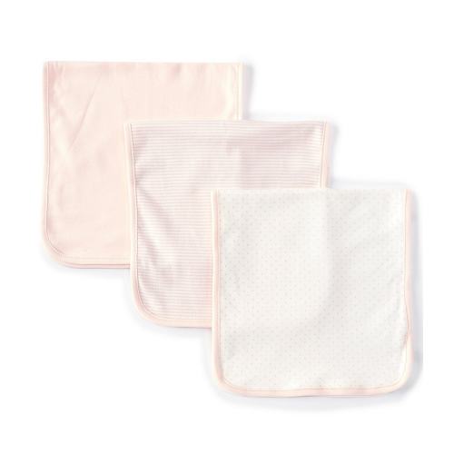 Starting Out Baby Girls 3-Pack Burp Cloths