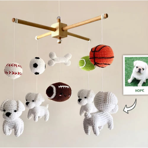 MY DOLLFY Pet Sport | Custom Crochet Pet Nursery Baby Mobile – My Dollfy