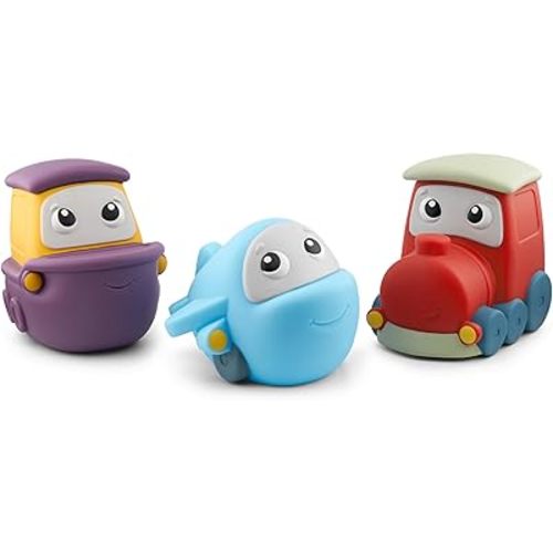 Tonies My First Travel Set - Airplane, Ship and Train Soft and Squeezable Audio Toy Figurines