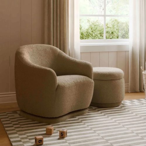 Babyletto Foy Glider in Boucle