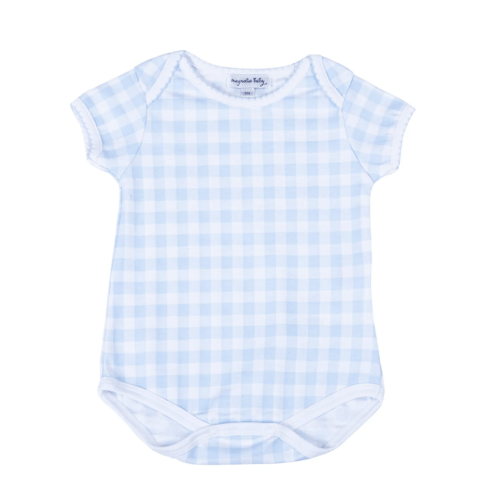Baby Checks Bodysuit - Blue