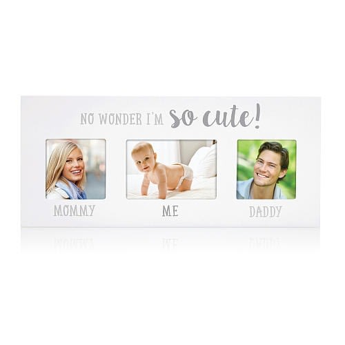 Koala Baby "No Wonder I'm So Cute!" and "Mommy, Me and Daddy" Family Picture Frame