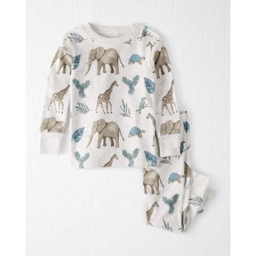Baby 2-Piece Organic Cotton Safari-Print Pajamas - Little Planet | Carter's