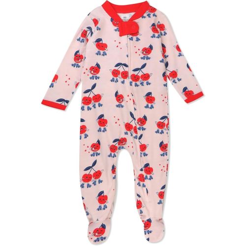 HonestBaby Baby Celebration Sleep & Play Footed One-Piece Pajama Sleeper 100% Organic Cotton