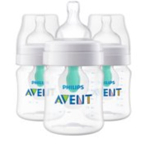 Philips Avent Anti-colic Bottle with AirFree vent 4oz 3pk, SCF400/34
