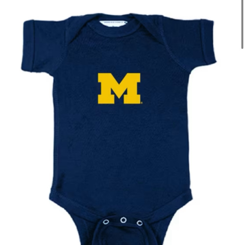 Michigan Wolverines BLUE Baby One Piece - 10190167