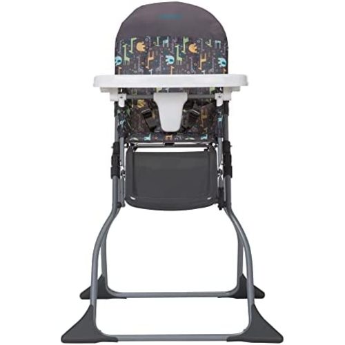 Cosco Simple Fold High Chair, Sets Up in Seconds, Easy to Clean and Pack Away, Zuri, Zuri