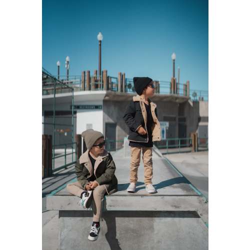 EZRA WATER RESISTANT JACKET - BLACK – Rad Tod