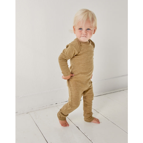 Baby merino wool one-piece no feet