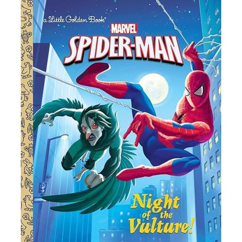 Night of the Vulture! (Marvel: Spider-Man) (Little Golden Book) Hardcover – Picture Book, July 25, 2017