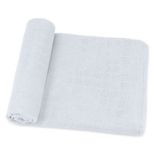 Muslin Swaddle Blankets Neutral Receiving Blanket For Boys And Girls By Comfy Cubs, Color: White, Size: pack of 1