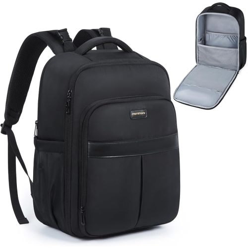 mommore Diaper Bag Backpack Large Baby Bag 37L with 15.6'' Laptop Sleeve Mom Bags with Insulated Pockets, Changing Pad, Stroller Straps, Travel, Work