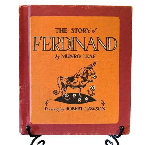 Vintage The Story of Ferdinand Book by Munro Leaf, HC, BC Edition, 1980's