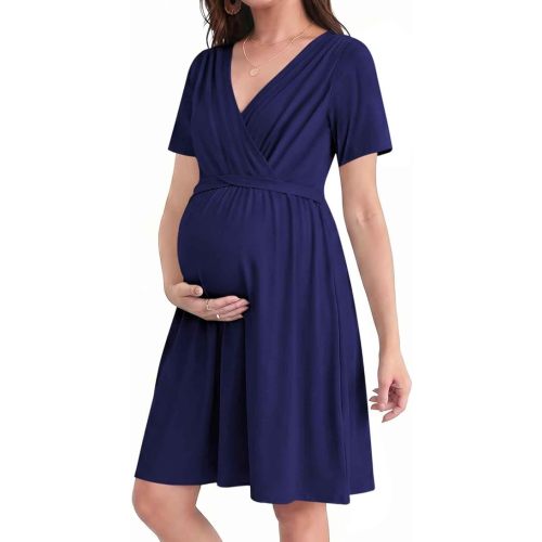 Ekouaer Women 3 in 1 Labor and Delivery Gown