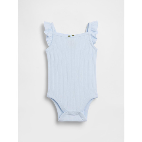 Baby Pointelle Rib Tank Bodysuit