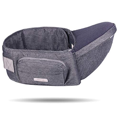 Baby Hip Seat Carrier,Baby Waist Seat with Adjustable Strap and Pocket,Baby Carrier Waist Stool Convinient Baby Front Carrier for 3-36 Month Baby