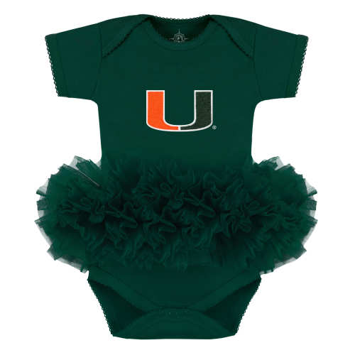 Miami Hurricanes Tutu Bodysuit | College Baby