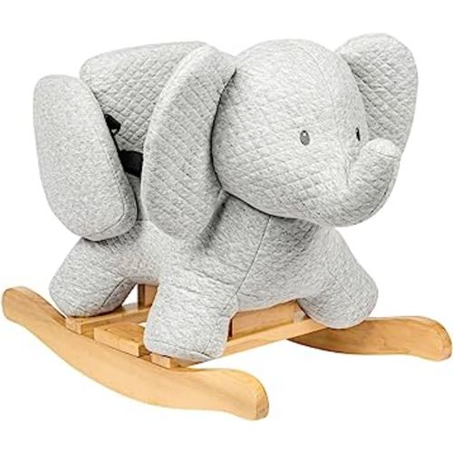 Nattou Rocking Animal for Children, Tembo The Elephant, 10-36 Months, 64 x 34 x 46 cm, Grey, 929141