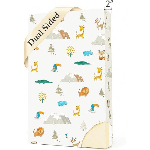 38x24 Baby Mattresses-Pack and Play Mattress,Pack N Play Mattresses,Playpen Mattress for Pack N Play,Pack and Play Mattress Pad;Use Excluded-Breathable Soft Memory Foam Firm Mattress,Beige