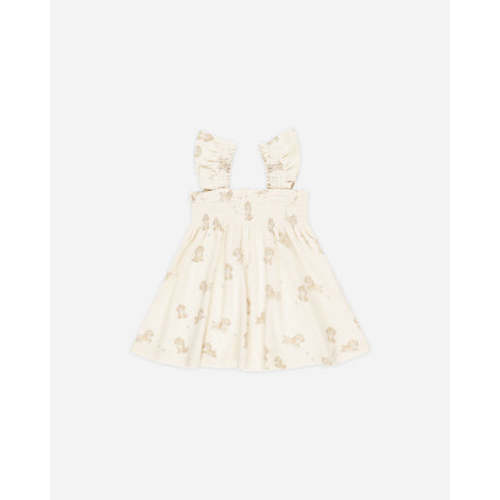 Smocked Jersey Dress || Puppies