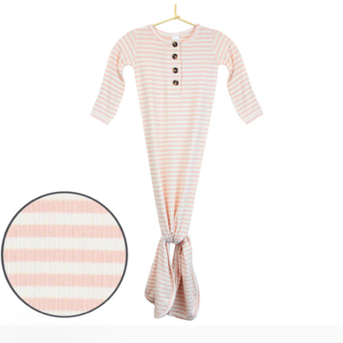 Harper Ribbed Knotted Gown