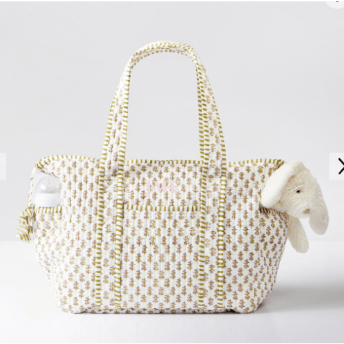 Block Print Diaper Bag