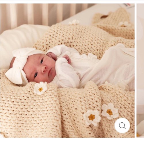 Caden Lane Cloud White Waffle Bamboo Zipper Ruffle Footie - Newborn