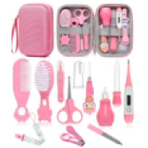 Baby Healthcare and Grooming Kit, Safety Newborn Nursery Baby Care Kit, with Hair Brush Comb, N N