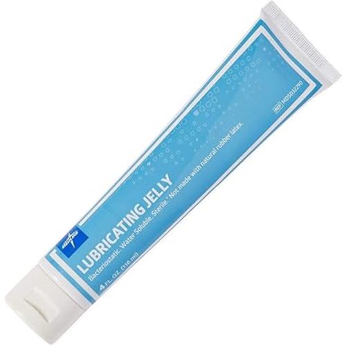 Medline Sterile Lubricating Jelly, Lube, Flip Top, Tube, 4 oz.