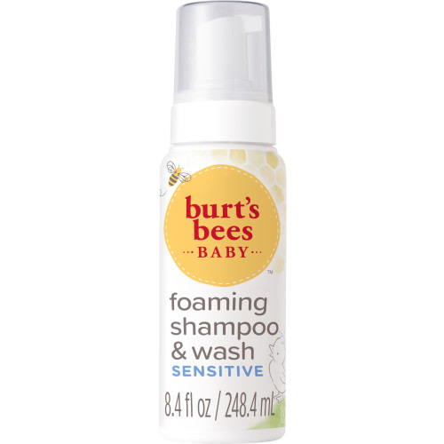 Burt's Bees Fragrance-Free Gentle Baby Shampoo and Body Wash for Sensitive Skin, 8.4 fl oz