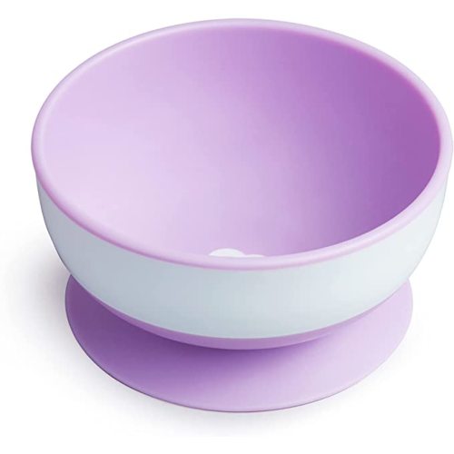 Munchkin® Stay Put™ Suction Bowls for Babies and Toddlers, 3 Pack, Blue/Green/Purple - 3pc Bowls, Purple