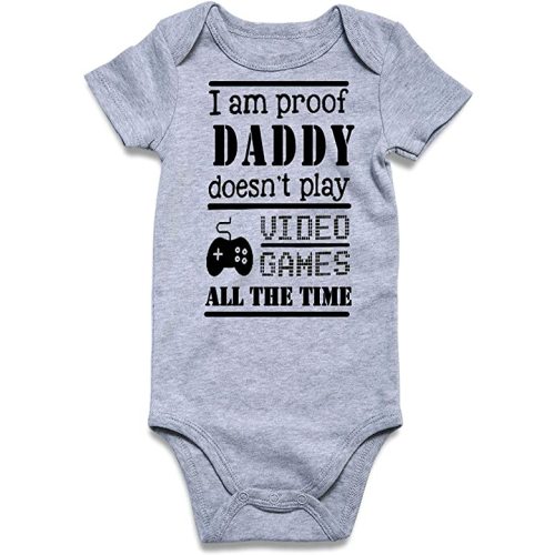 Loveternal Neutral Baby Girls Boys Cotton Romper Cute Saying Newborn Clothes 0-12 Months…