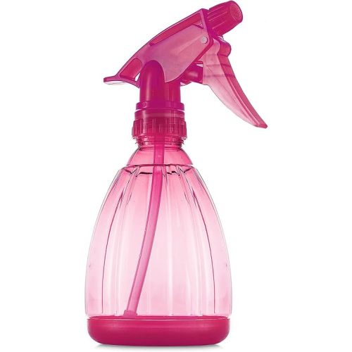 DilaBee Spray Bottles (12 Oz) Water Spray Bottle for Hair, Plants, Cleaning Solutions, Cooking, BBQ, Squirt Bottle for Cats - Empty Spray Bottles - BPA-Free - Multicolor (Pink, 1 Pack)