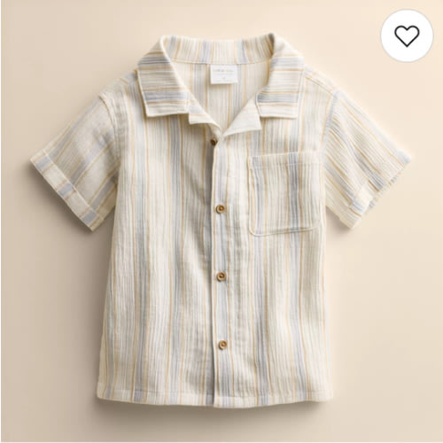 Baby & Toddler Little Co. By Lauren Conrad Short-Sleeve Woven Button Up Shirt