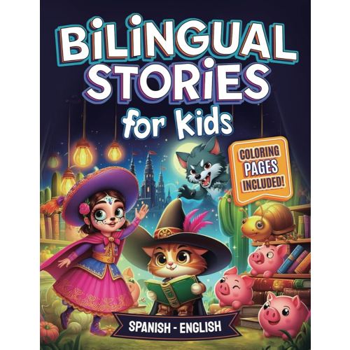 Spanish And English Bilingual Stories For Kids: Learn Spanish Naturally Through Timeless Tales and Historic Adventures That Make Learning Fun!