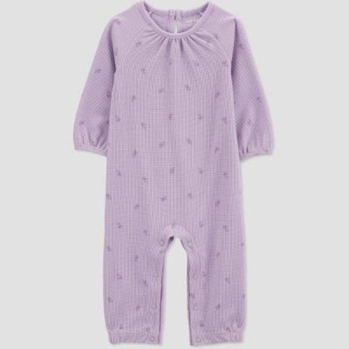 Carter's Just One You®️ Baby Girls' Floral Jumpsuit - Purple 6m