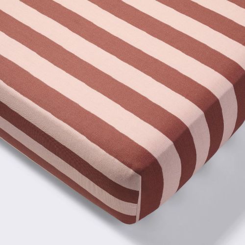 Cotton Fitted Crib Sheet - Warm Stripes - Cloud Island™