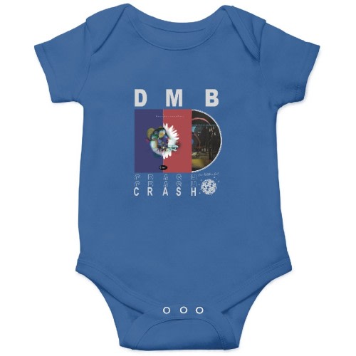 Dave Matthews Band Music Onesies, Vintage DMB 2023 North American Tour Album Crash Onesies Kids's Short Sleeve Onesie 12M Lavender sold by Suzi Yearly | SKU 53067453 | Printerval
