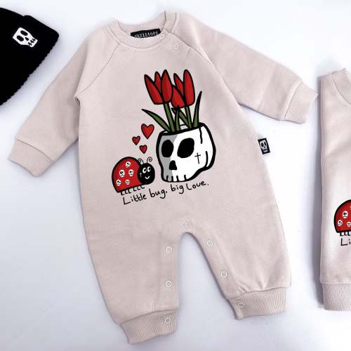 LITTLE BUG BIG LOVE FOOTLESS ROMPER